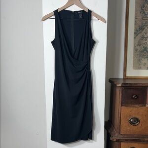 Express Black Asymmetrical Dress